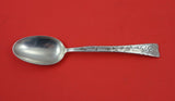 Lap Over Edge Acid Etched By Tiffany Sterling Teaspoon w/ forget me nots  6"