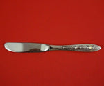Bridal Lace by Lunt Sterling Silver Butter Spreader Hollow Handle 6 1/4" Vintage
