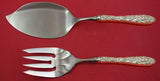Rose by Stieff Sterling Silver Salmon Serving Set Fish Custom Made