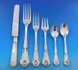 Italian by Various makers 800 Silver Flatware Set Dinner Service 60 pieces