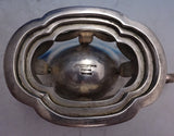 Sterling Silver Gravy Boat Underplate 2pc Set Retailer Schwanke-Kasten Co #7528