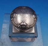 Ferdinand Fuchs and Co Sterling Silver and Crystal Inkwell #446 4" x 3" (#0381)
