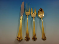Eighteenth Century Gold by Reed & Barton Sterling Silver Flatware Set Service