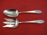 Pointed by Porter Blanchard Sterling Silver Salad Serving Set 10 1/2" Vintage