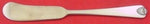 Colonial Shell by International Sterling Silver Butter Spreader FH 5 3/4"