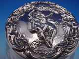 Lovers Swing by Foster & Bailey Sterling Silver Dresser Jar Crystal Bowl (#6688)