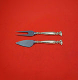 Romance of the Sea by Wallace Sterling Silver Hard Cheese Serving Set Custom
