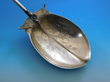 Isis by Gorham Sterling Silver Salad Serving Set 2pc GW Bright-Cut 10" Vintage