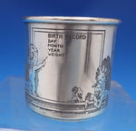 Nursery Rhyme by Blackinton Sterling Baby Cup GW #5624 with Birth Record (#8278)