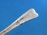 Lap Over Edge Acid Etched by Tiffany Sterling Silver Teaspoon Larkspur 6" Worn