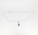 Platinum Pendant 1 Carat Fancy Gray Genuine Natural Diamond GIA Report (#J4654)