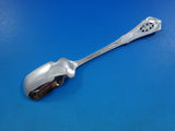 Rose Point by Wallace Sterling Silver Horseradish Scoop Custom Made 5 5/8"