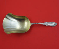 Old English by Towle Sterling Silver Cracker Scoop Gold Washed 7 5/8" Serving