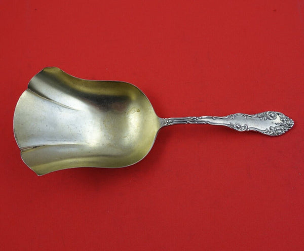 Old English by Towle Sterling Silver Cracker Scoop Gold Washed 7 5/8" Serving