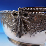 Horace Woodward English Sterling Silver Sugar Bowl and Sifter Set in Box (#3212)