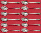 Craftsman by Towle Sterling Silver Teaspoon Set 12 pieces 6"