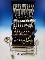 Tulipan by Fr. Smith Sterling Silver Flatware Set Service 193 Pieces Dinner Rare