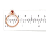 14k Rose Gold .92ct Oregon Genuine Natural Sunstone Ring Size 6.75 (#J7207)