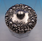 La Pierre Sterling Silver and Glass Dresser Jar with Knob GW Interior (#9163)