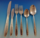 Celeste Gorham Sterling Silver Flatware Set 8 Service 57 pcs Mid Century Modern