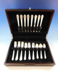 Lotus by Watson-Wallace Sterling Silver Flatware Service for 8 Set 32 pieces