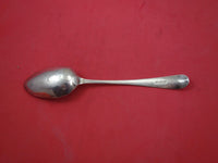 English Georgian Sterling Silver Serving Spoon London 1783  8 1/8"