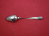 English Georgian Sterling Silver Serving Spoon London 1783  8 1/8"