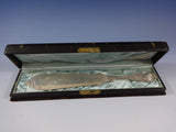 Moresque by Wendt Sterling Silver Serrated Cake Knife In Original Fitted Box