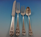 Pendant of Fruit by Lunt Sterling Silver Flatware Set For 12 Service 65 Pieces