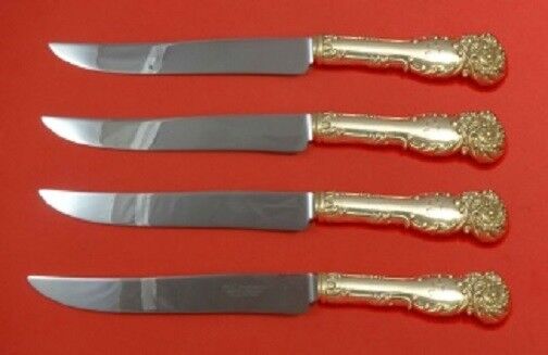 La Reine by Reed and Barton Sterling Silver Steak Knife Set Large 4pc Custom