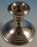 Old French by Gorham Sterling Silver Candlestick Pair #661 3 3/4" (#2919)