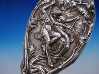 Lovers by Foster & Bailey Sterling Silver Hairbrush with Figural Scene (#4487)