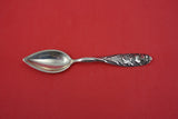Flora by Shiebler Sterling Grapefruit Spoon w/ pansy 5 3/4"