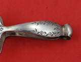 King William Engraved by Tiffany and Co Sterling Pastry Tongs in TIFFANY BOOK