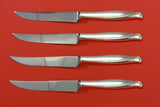 Spring Bud by Alvin Sterling Silver Steak Knife Set 4pc HHWS  Custom Made 8 1/2"