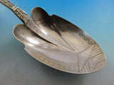 Japanese by Gorham Sterling Silver Berry Spoon Brite Cut Detailing 9 3/8"