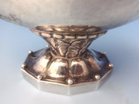 Georg Jensen Sterling Cigar Lighter #12 Old GI Mark Bead & Leaf Detail (#0026)