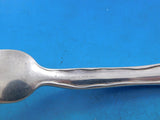 Lap Over Acid Etched by Tiffany Sterling Silver Regular Fork Flowers 7 1/4" #3