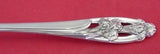 Silver Iris by International Sterling Silver Salad Serving Fork AS 9 1/4" New
