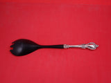 Delacourt by Lunt Sterling Silver Salad Serving Fork w/ black plastic 11"