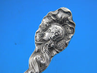 Dawn By Unger Sterling Silver Teaspoon 6 1/8" Art Nouveau Figural Woman