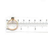 10k Yellow Gold .48ct Fine Genuine Natural Aquamarine Ring (#J5563)