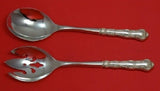 Strasbourg by Gorham Sterling Silver Salad Serving Set Pierced Custom 10 7/8"