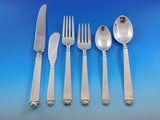 Oak Leaf by Old Newbury Crafters Sterling Silver Flatware Set 48 Pieces