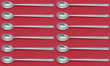 Hampton by Tiffany and Co Sterling Silver Iced Tea Spoon Set 12 pieces 7 5/8"