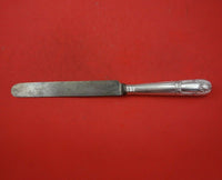 Shell by Moses Brent Sterling Silver Dinner Knife Blunt w/ Steel Blade 11 1/4"