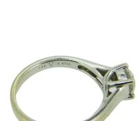 14k White Gold Genuine Natural Diamond Solitaire Engagement Ring .47ct (#J3265)