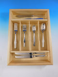 Porter Blanchard Sterling Silver Flatware Set Service Dinner 20 pieces Modern