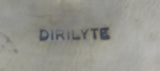 Dirigold-Dirilyte Sugar, Creamer & Tray Set 3pc (#0364)