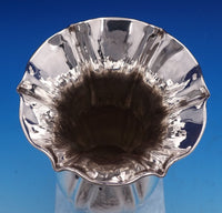 Greek XEIPO Sterling Silver Vase Hand Hammered 925/1000 8" x 4 1/4" (#8466)
